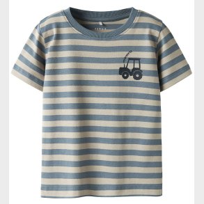 Name It T-shirt - NmmJamoe - Pure Cashmere/Blue Mirage