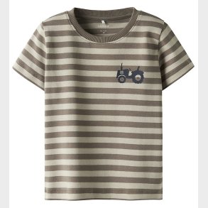 Name It T-shirt - NmmJamoe - Pure Cashmere/Walnut