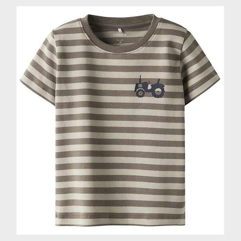 Name It T-shirt - NmmJamoe - Pure Cashmere/Walnut