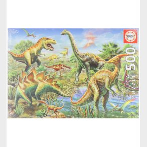 Educa Puslespil - 500 Brikker - Jurassic Playground