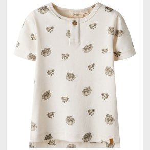Lil Atelier T-shirt - NmmGayo - Coconut Milk/Frog