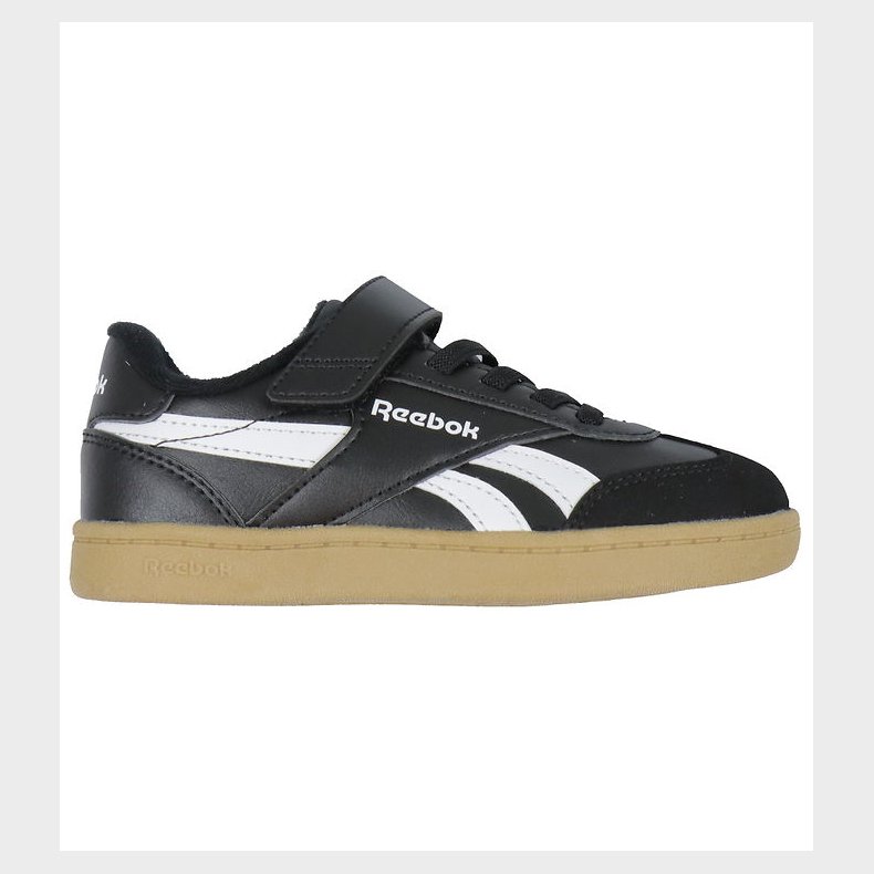 Reebok Sko - Smash Edge Elastic & Top Strap - Black/White/Gum