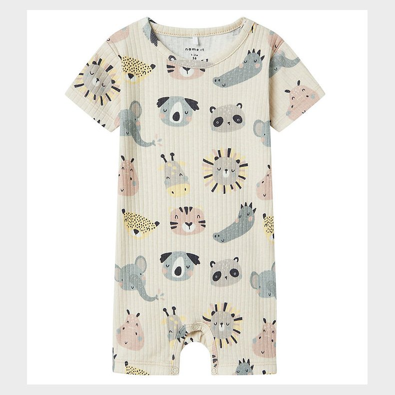 Name It Sommerdragt - Rib - NbnOsummer - Peyote Melange