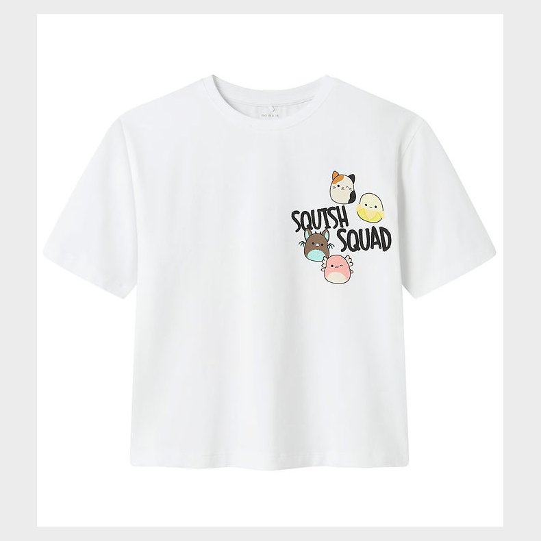 Name It T-shirt - NkfMomi Squish - Bright White