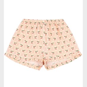 Konges Sl�jd Shorts - Musselin - Coco - Cherry Pink Motif