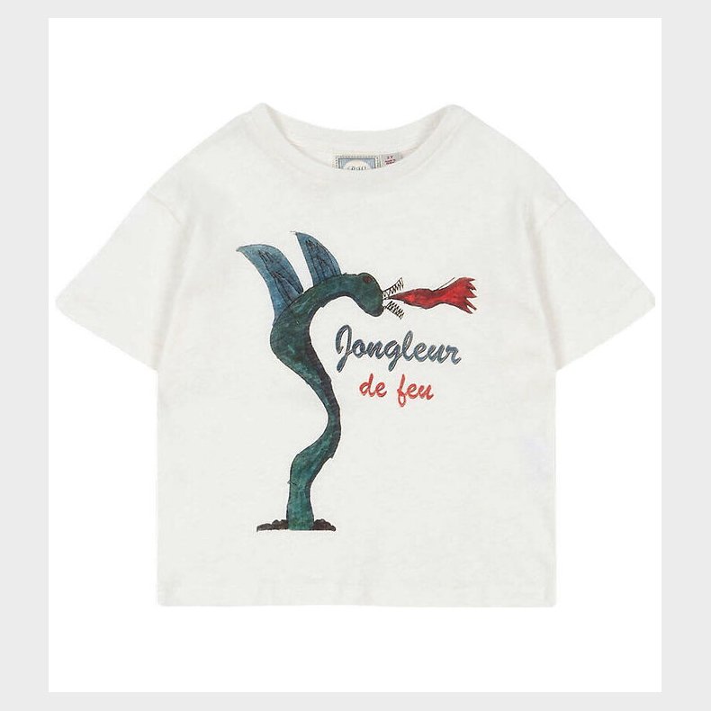 Konges Sljd x Rosie H-W T-shirt - Jongleur - Antique White