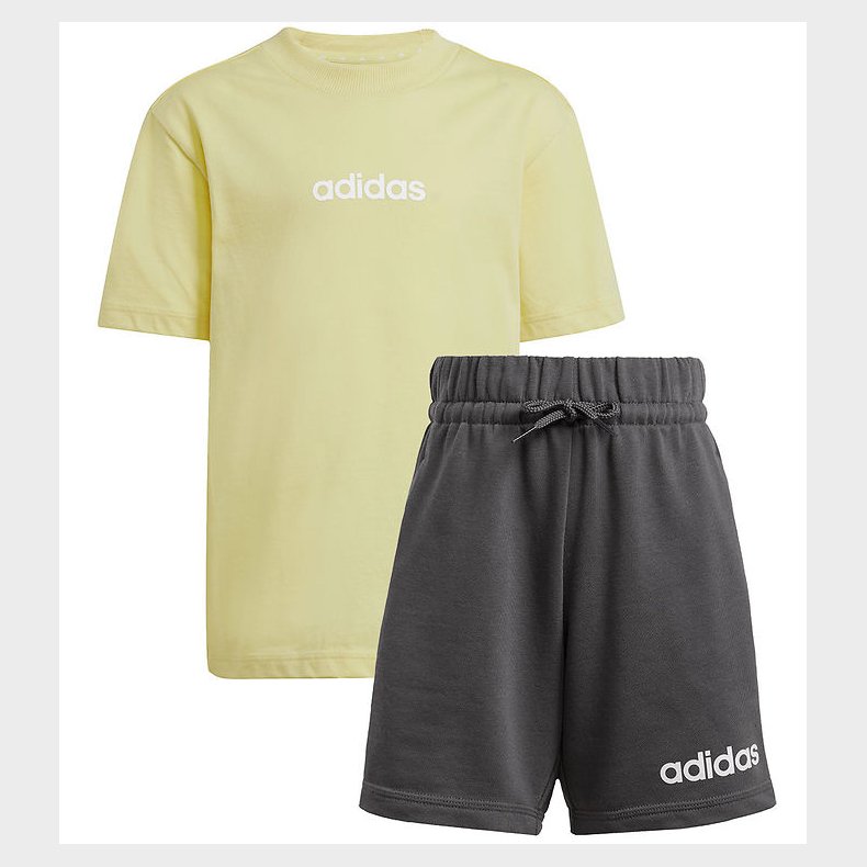 adidas Performance Shortsst - LK Lin T-Set - Powyel/White