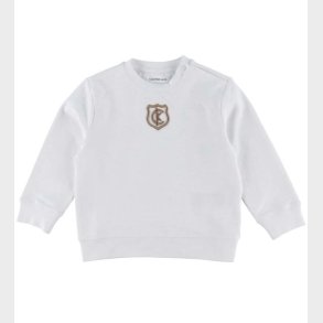 Calvin Klein Sweatshitt - Crest Logo - Bright White