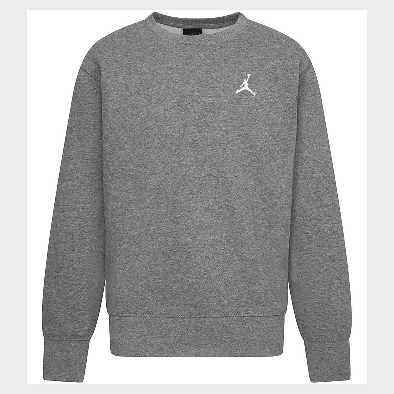 Jordan Sweatshirt - Crew - Carbon Heather m. Logo