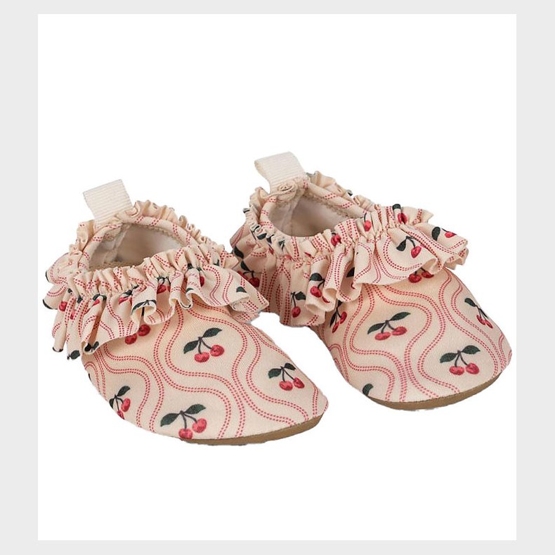 Konges sljd Badesko - Merle - cherry Pink Motif