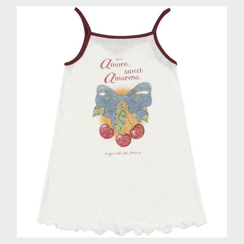 Konges Sljd Kjole - Era Strap - Off White/Amerena