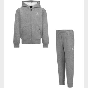 Jordan Sweatst - Cardigan/Sweatpants - Carbon Heather m. Logo