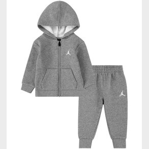 Jordan Sweatst - Cardigan/Sweatpants - Carbon Heather m. Logo