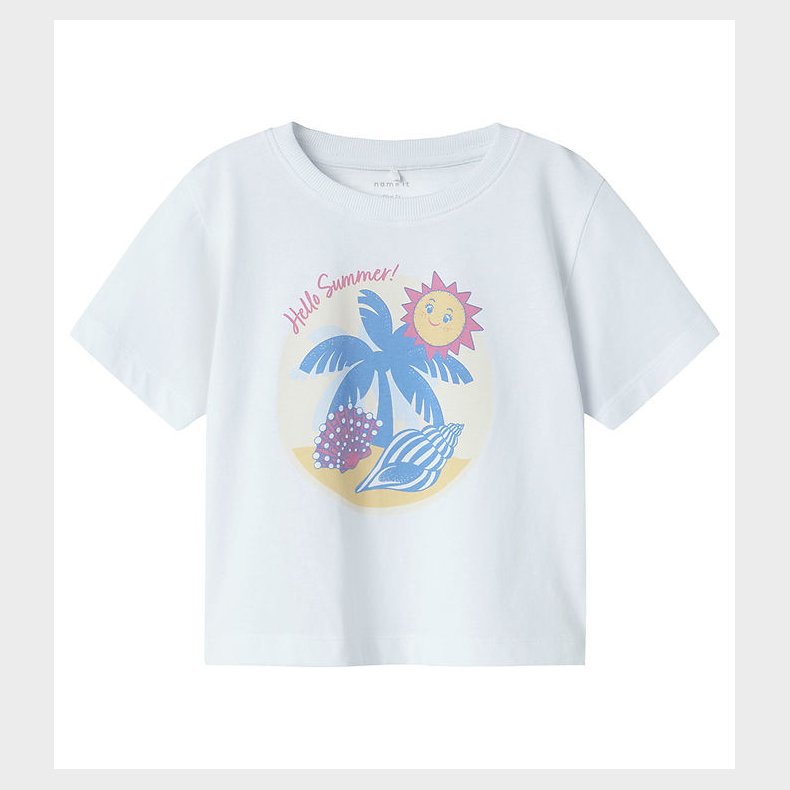 Name It T-shirt - NmfJassa - Lucent White