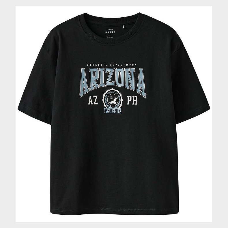 Name It T-shirt - NkmValix - Black/Arizona