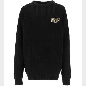 Hound Bluse - Strik - Black