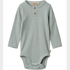 Wheat Body l/ - Rib - Benny - Stormy Sea Stripe