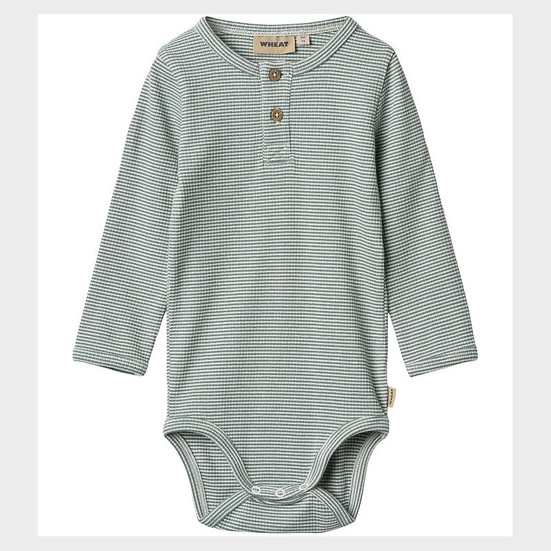 Wheat Body l/ - Rib - Benny - Stormy Sea Stripe