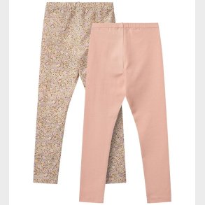 Wheat Leggings - 2-pak - Jules - Lilac Flower Meadow