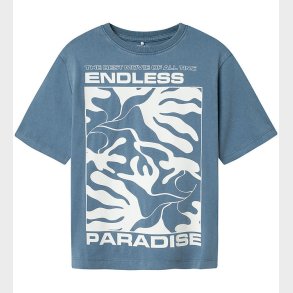 Name It T-shirt - NkmJarvu - Blue Mirage