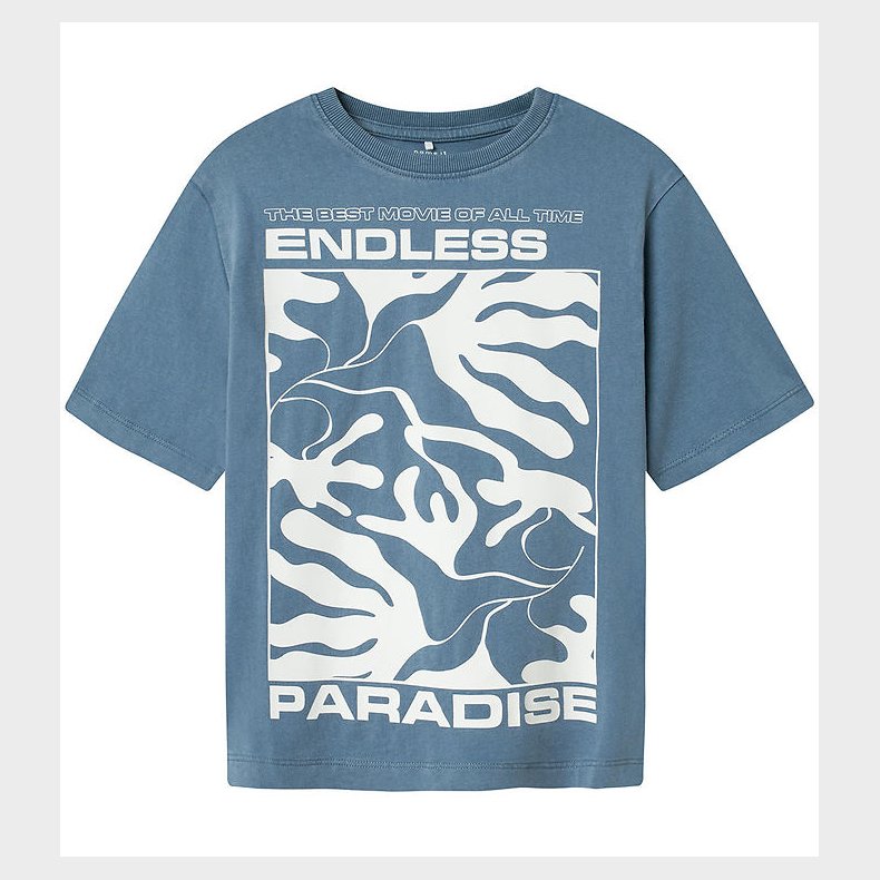 Name It T-shirt - NkmJarvu - Blue Mirage