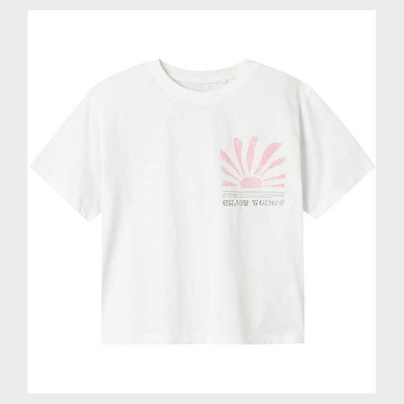 Name It T-shirt - NkfJely - Bright White