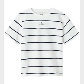 Name It T-shirt - NkmJaben - Bright White/Navy Blazer