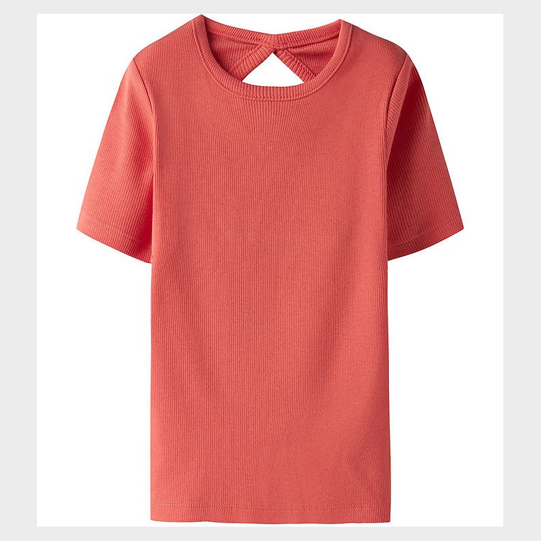 Name It T-shirt - Rib - NkfJalgos - Spiced Coral