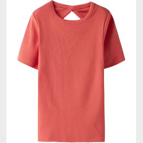 Name It T-shirt - Rib - NkfJalgos - Spiced Coral