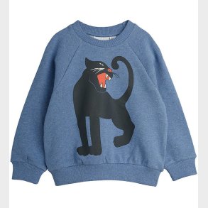 Mini Rodini Sweatshirt - Blmeleret m. Panter