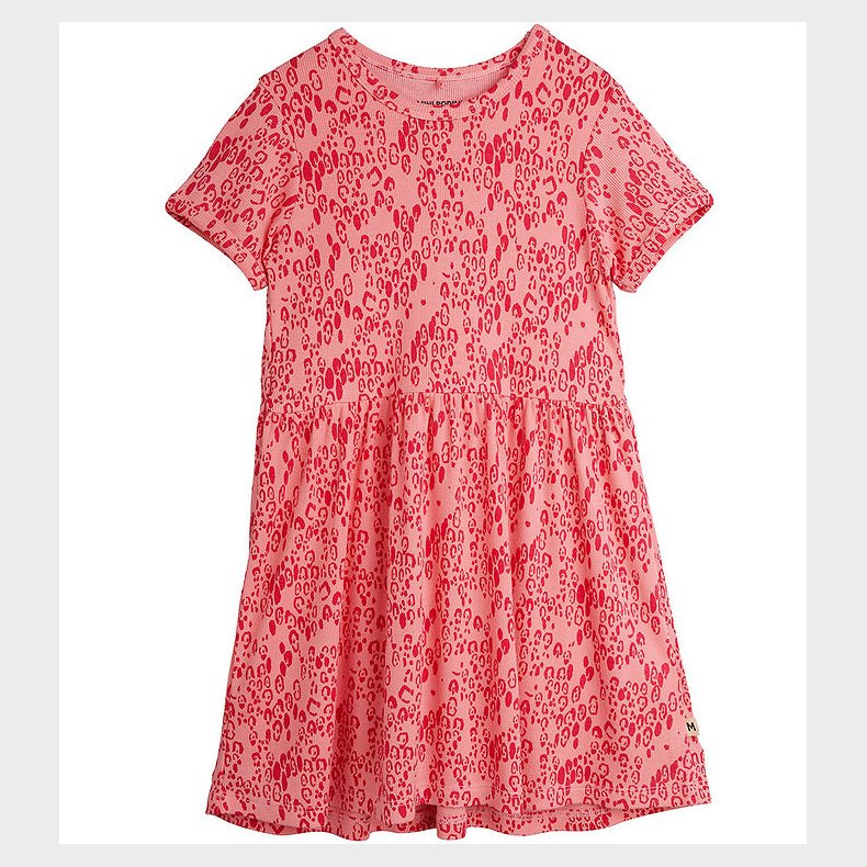 Mini Rodini Kjole - Pink m. Leopardprint