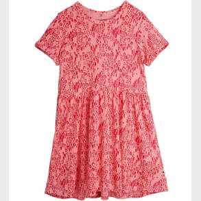 Mini Rodini Kjole - Pink m. Leopardprint