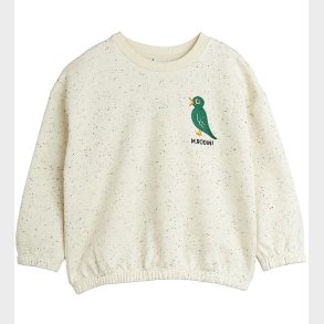 Mini Rodini Sweatshirt - Crememeleret m. Fugl