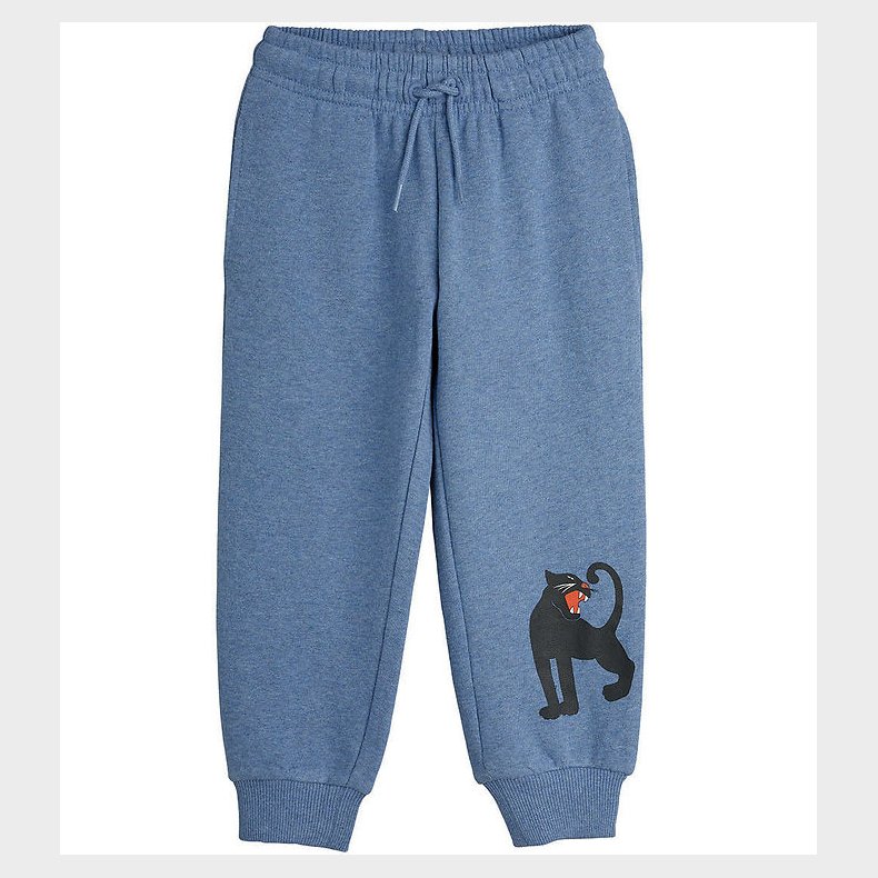 Mini Rodini Sweatpants - Blmeleret m. Panter