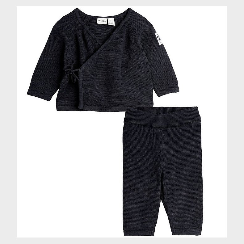 Mini Rodini St - Bluse/Bukser - Strik - Sort