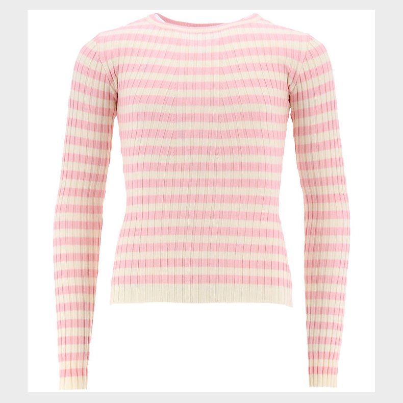 Hound Bluse - Strik - Stripe Knit - Light Pink