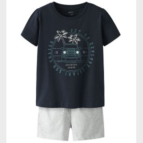Name It Shortsst - NmmJaspen - Shorts/T-shirt - Dark Sapphire