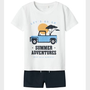 Name It Shortsst - NmmJaspen - Shorts/T-shirt - Lucent White