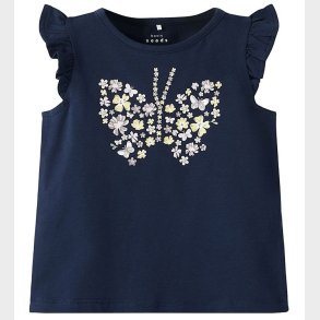 Name It T-shirt - NmfVayana - Navy Blazer/Butterfly