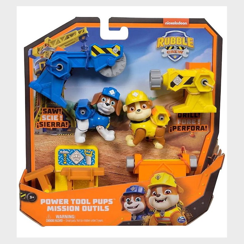 Rubble & Crew Legetj - Paw Patrol - Power Tool Pups
