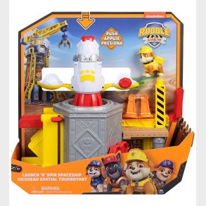 Rubble & Crew Legetj - Paw Patrol - Launch N Spin Spaceship