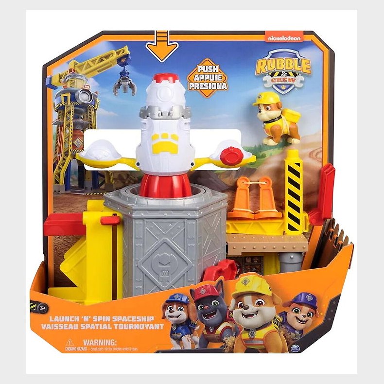 Rubble &amp; Crew Legetj - Paw Patrol - Launch N Spin Spaceship