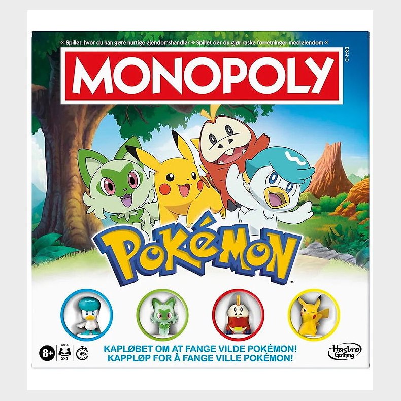 Hasbro BrtSpil - Monopoly Pokemon