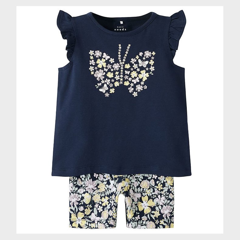 Name It Shortsst - NmfVayana - Shorts/T-shirt - Navy Blazer