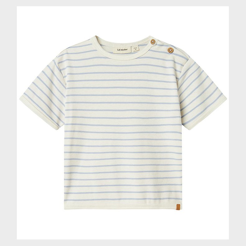 Lil' Atelier T-shirt - NmmGeo - Zen Blue