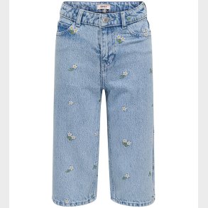 Kids Only Jeans - KogCobain - Light Blue Denim/Flower Embroider