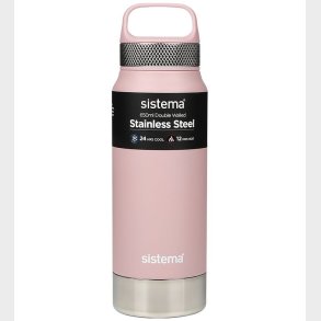 Sistema Termoflaske - Stainless Steel - 650 ml - Rosa