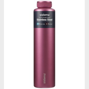 Sistema Termoflaske - Stainless Steel - 600 ml - Lilla