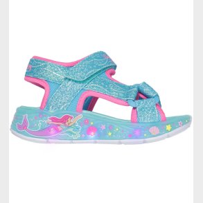 Skechers Sandaler m. Lys - Mermaid Dreams - Blue/Multi