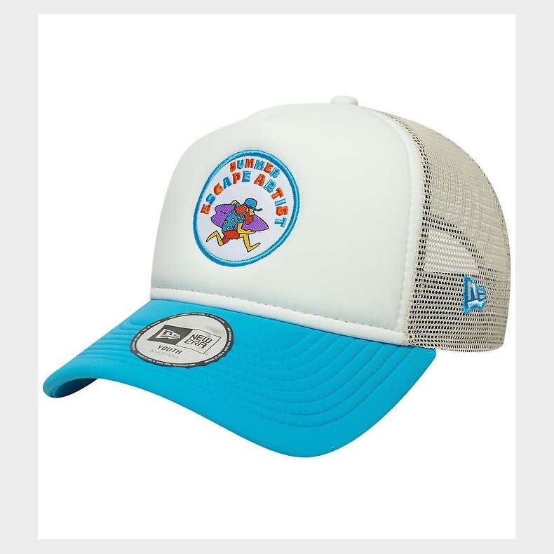 New Era Kasket - Patch Truncker - Pasterl Blue